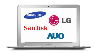 MacBook AirのSSDと液晶の製造メーカーを調べる方法