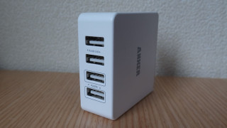 コンセント直挿しのAnker 36W 4ポート USB急速充電器が旅行とかに便利そう