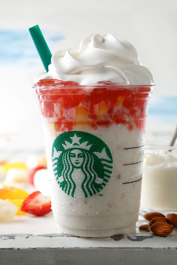 Fruit on top Yogurt Frappuccino release