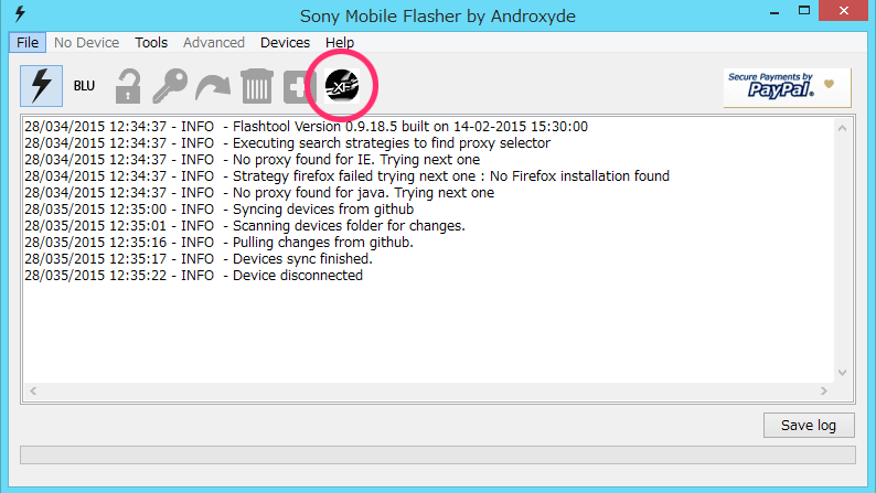 Flashtool XperiFirm 使い方 ftf 作成 Xperia