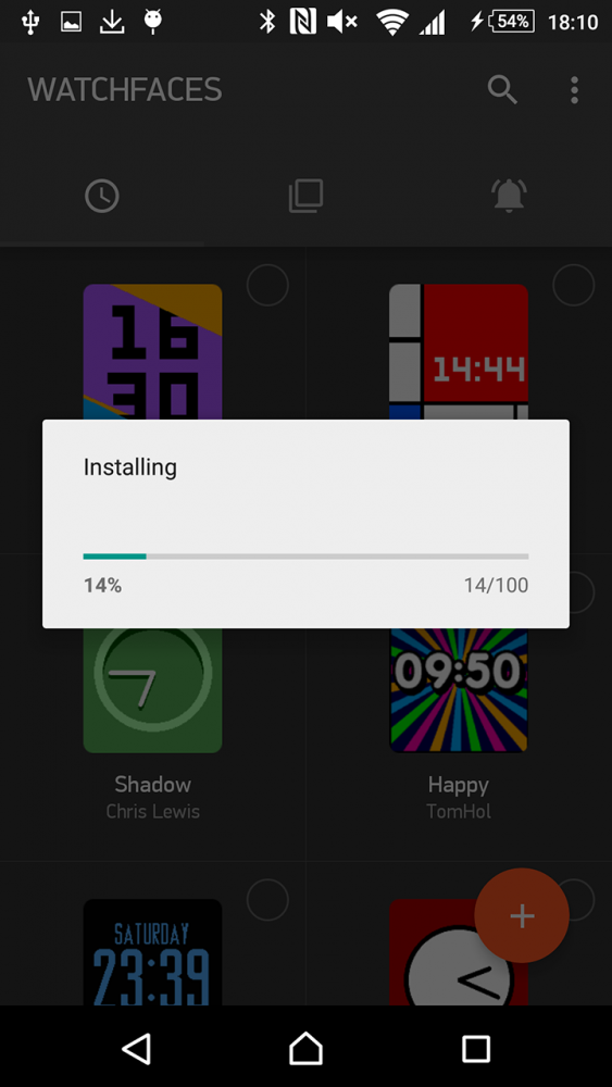 Pebble Time 日本語化 Android