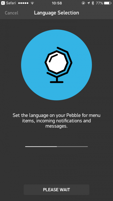 Pebble Time 日本語化