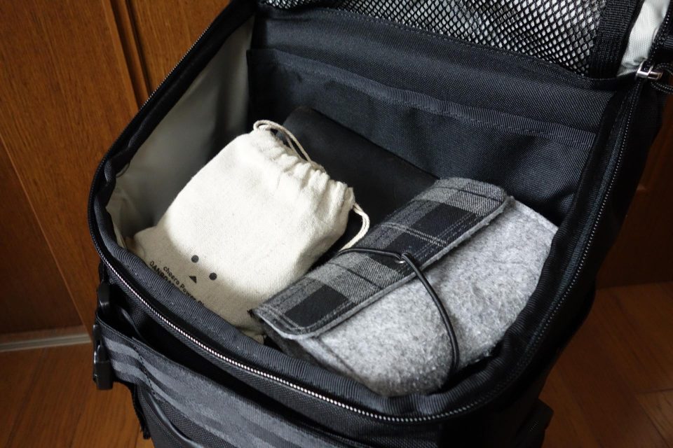 CHROME NIKO PACKの収納力をチェック