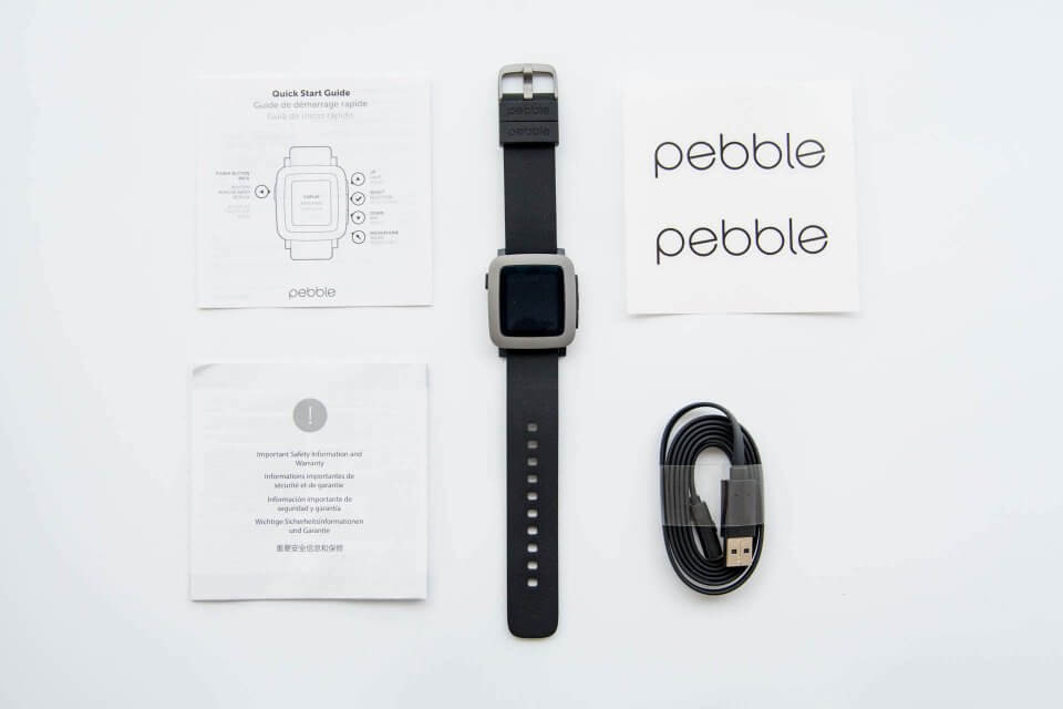 Pebble Time 同梱品
