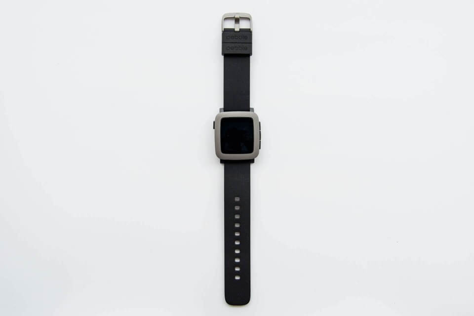 Pebble Time 上から見る
