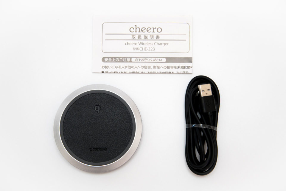 cheero ワイヤレス充電器