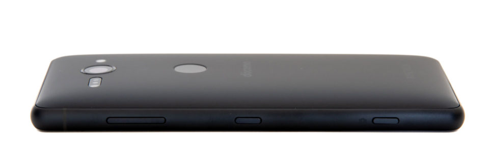 Xperia XZ2 Compact SO-05K デザイン 右側面