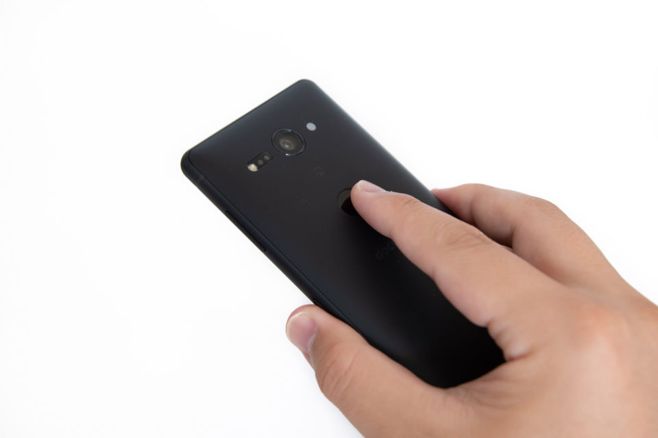Xperia XZ2 Compact SO-05K 指紋センサー
