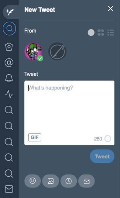 TweetDeck アカウントを追加する方法