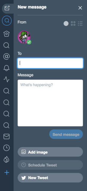 TweetDeck DM