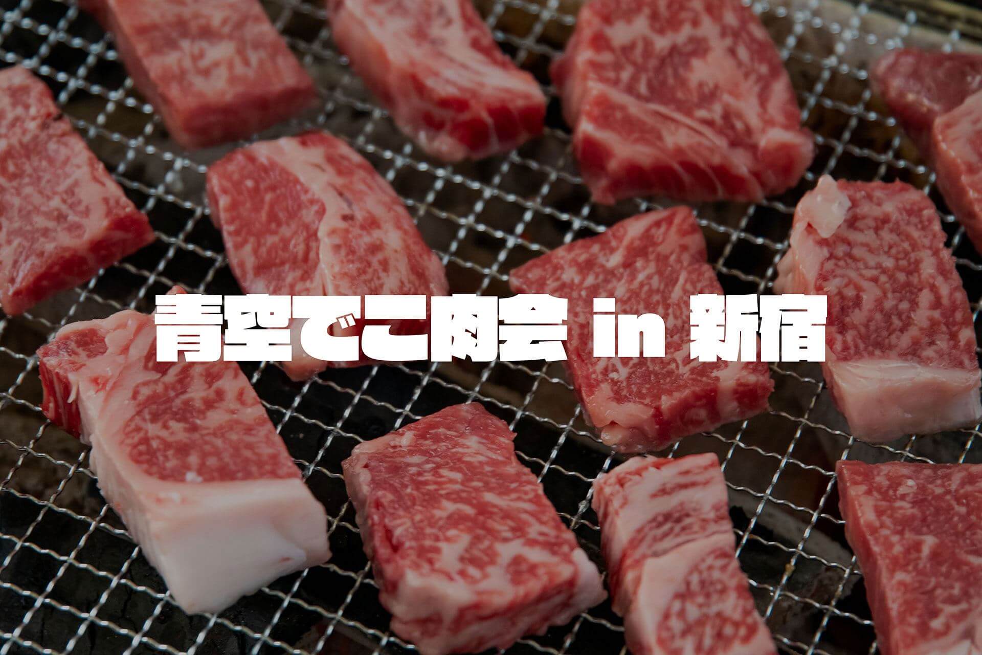新宿駅直結のBBQ場でほぼ肉オンリーの「青空でこ肉会」やってきた