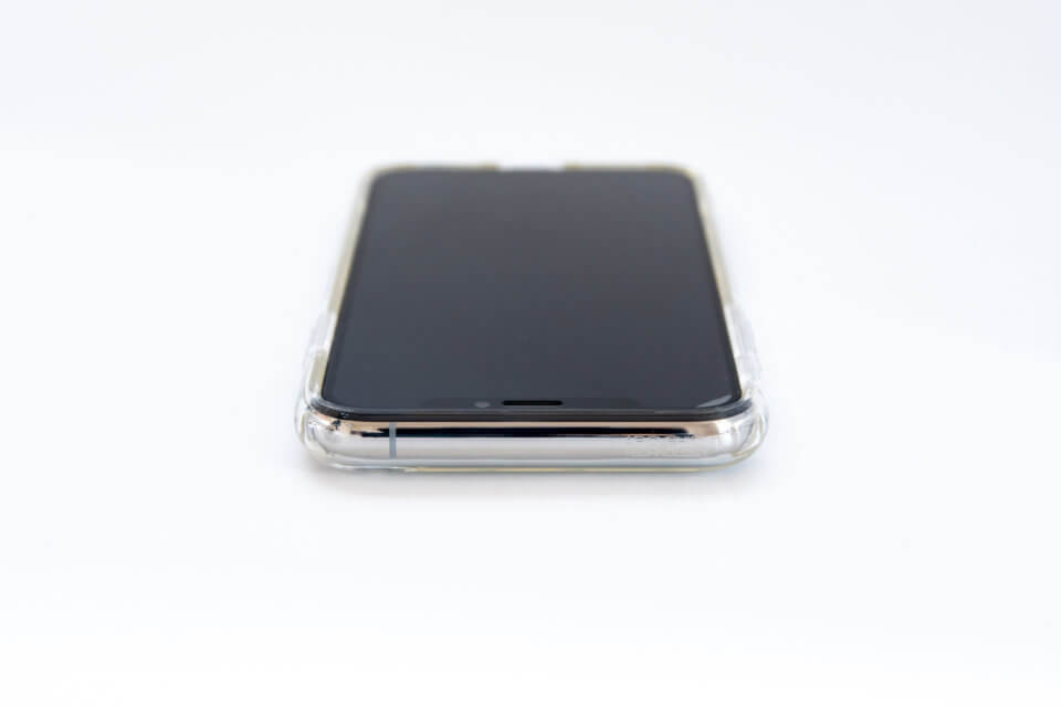iPhone XS リキッド・クリスタル 上部