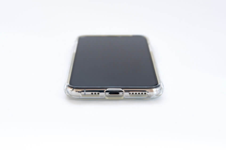 iPhone XS リキッド・クリスタル 底部