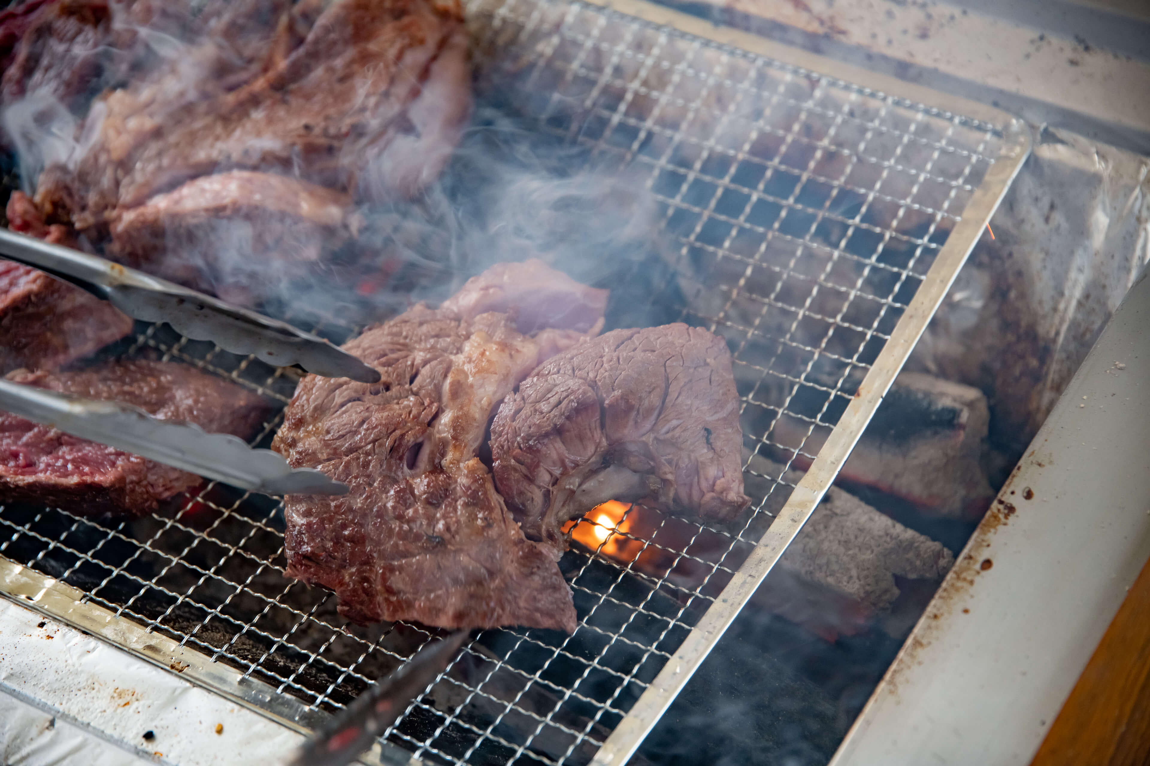 新宿FlagsBBQ&ビアガーデン アンガス牛ステーキ