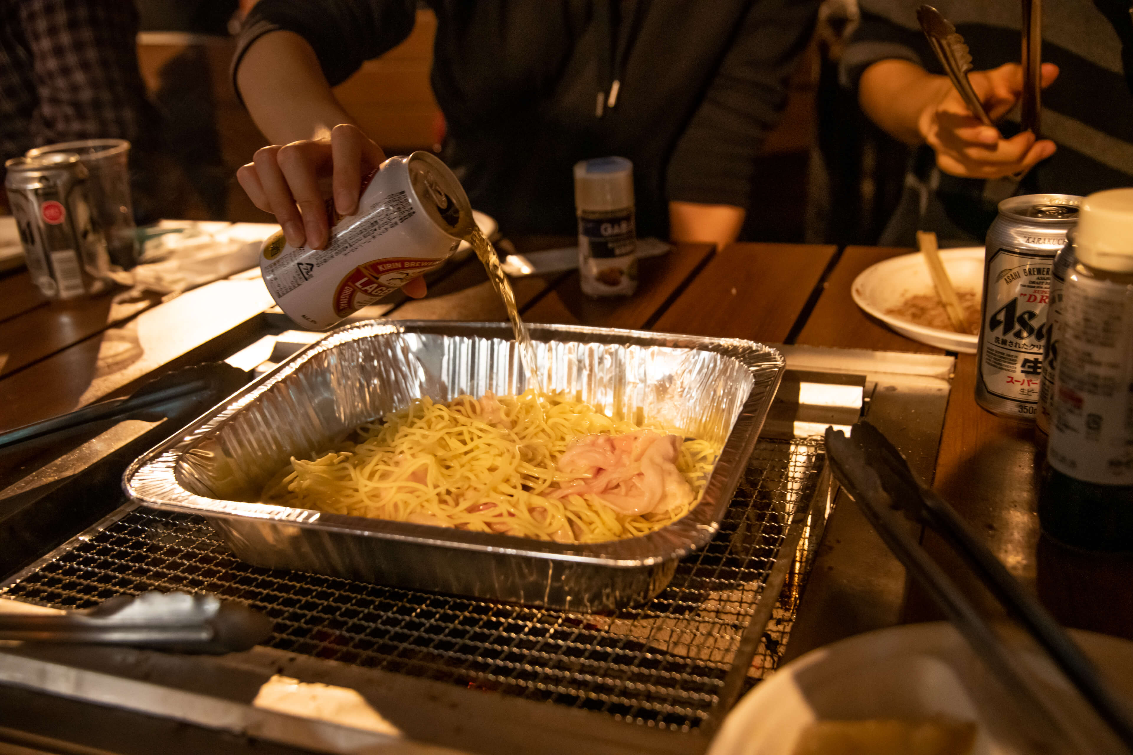 新宿FlagsBBQ&ビアガーデン 焼きそば