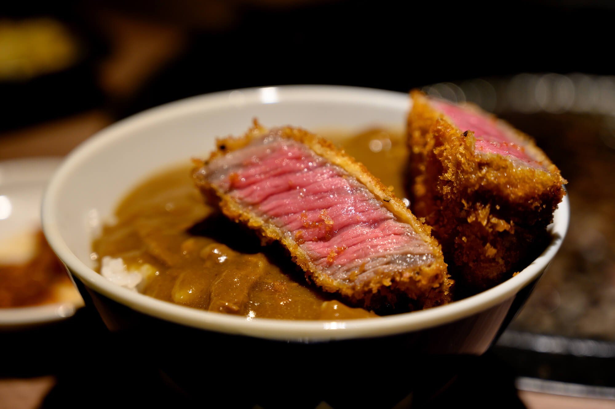 肉と日本酒の牛カツカレー