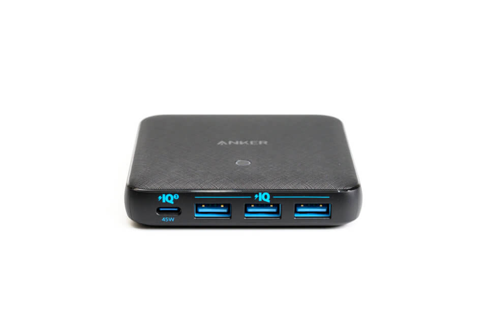Anker PowerPort Atom III Slim (Four Ports）のポート
