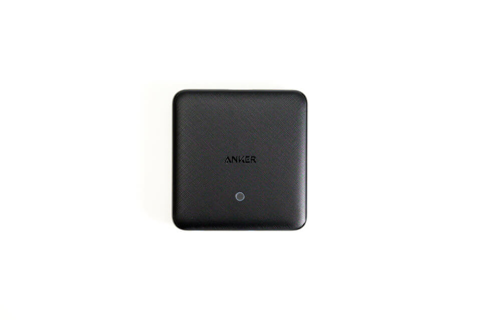 Anker PowerPort Atom III Slim (Four Ports）を上から見たところ