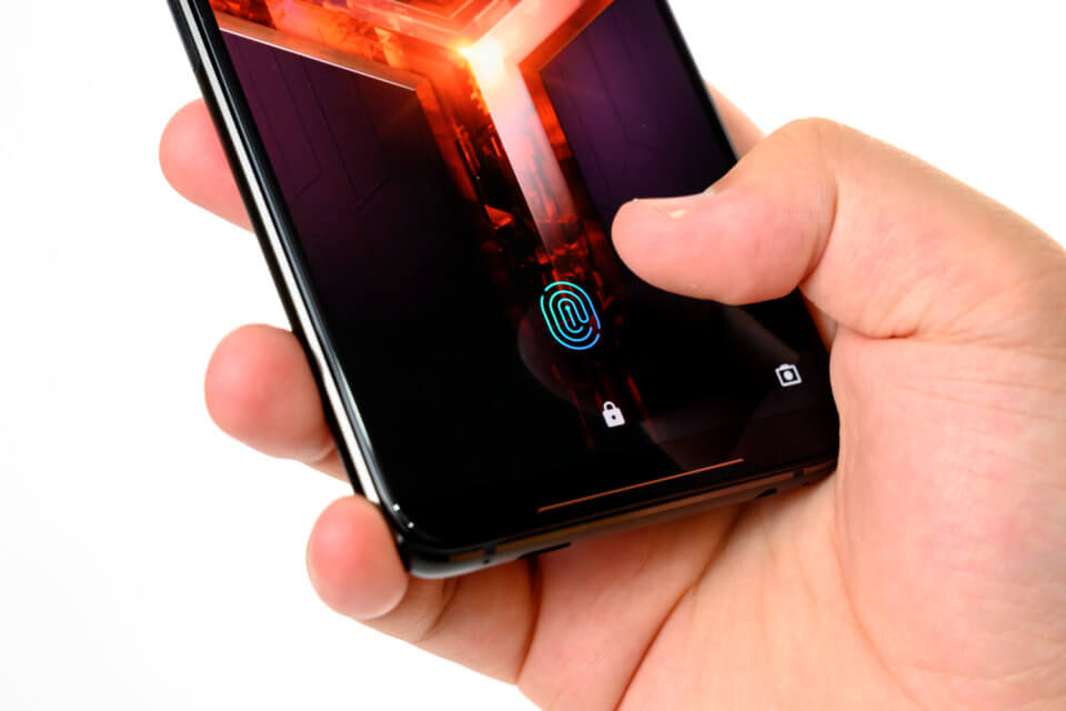 ROG Phone II の指紋センサーは画面内蔵型