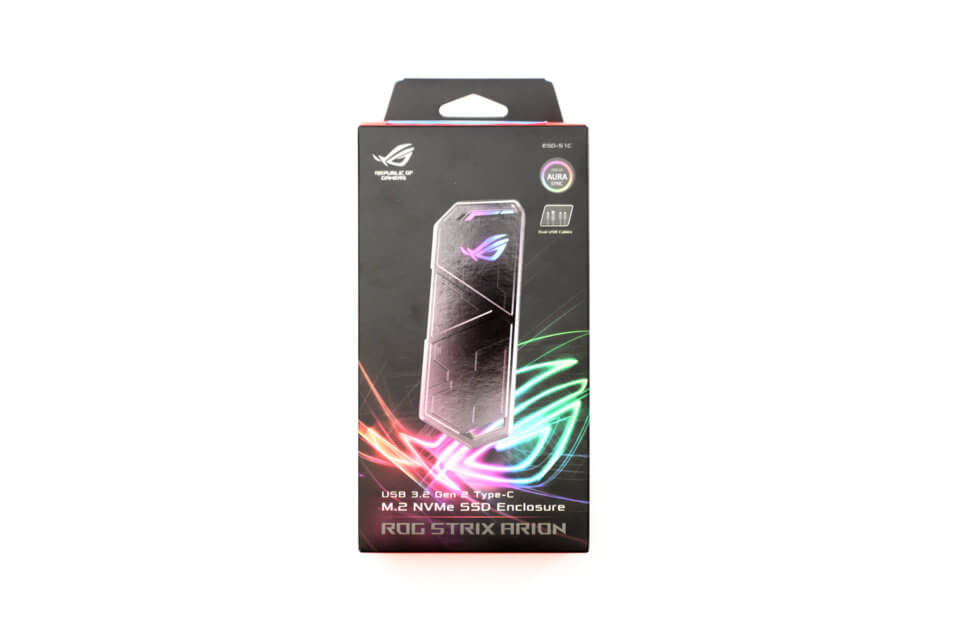 ASUS ROG Strix Arionの化粧箱