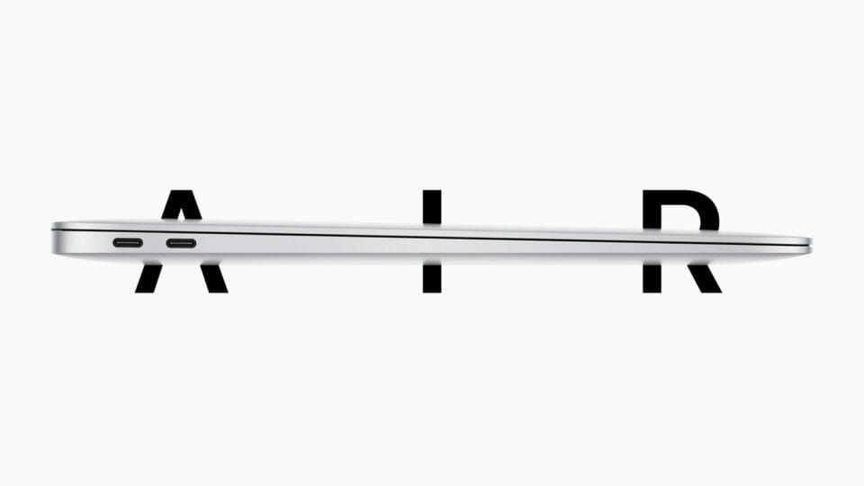 新型MacBook Air登場！CPU進化、ストレージ倍増、シザーキーボード搭載で価格は安く