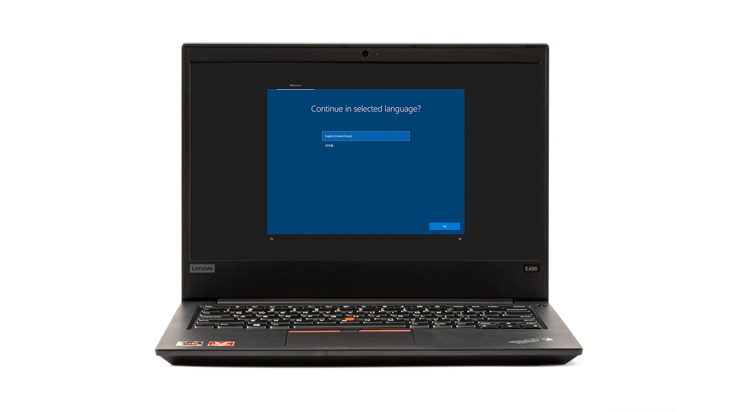 Lenovo公式のリカバリーメディアを使ってシステムの復元をする