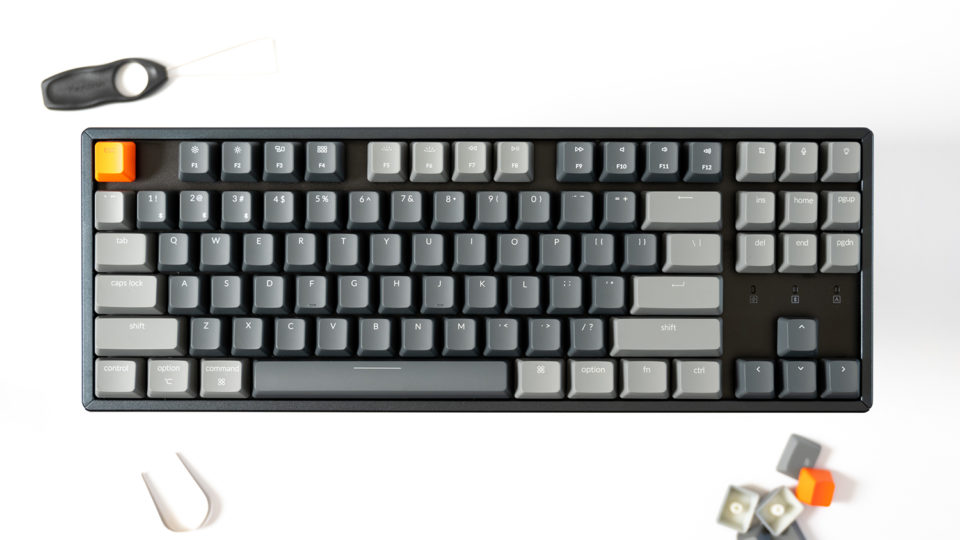 Keychron K8 レビュー。Win・Mac対応、ホットスワップでキースイッチを簡単に交換できるメカニカルキーボード