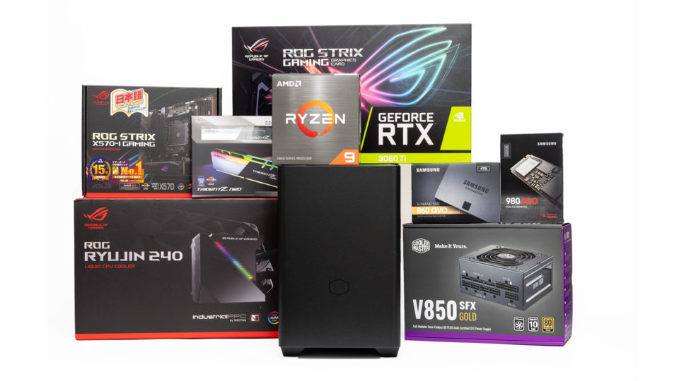 Ryzen 9 5950XとRTX 3060 Tiで組む自作PCのパーツ構成を紹介
