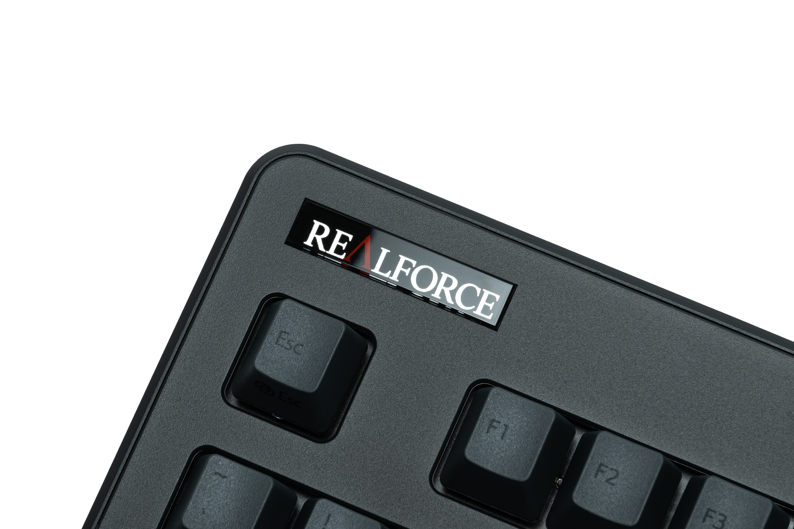 REALFORCE R3 R3HD11本体のREALFORCEロゴ
