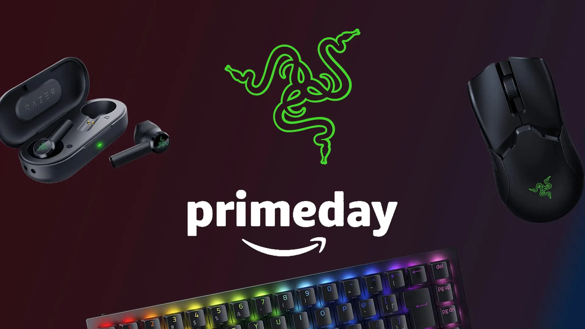 AmazonプライムデーでRazerのマウスやキーボードが特価販売中！一部製品にはRazer Chroma Key Keychainが付属