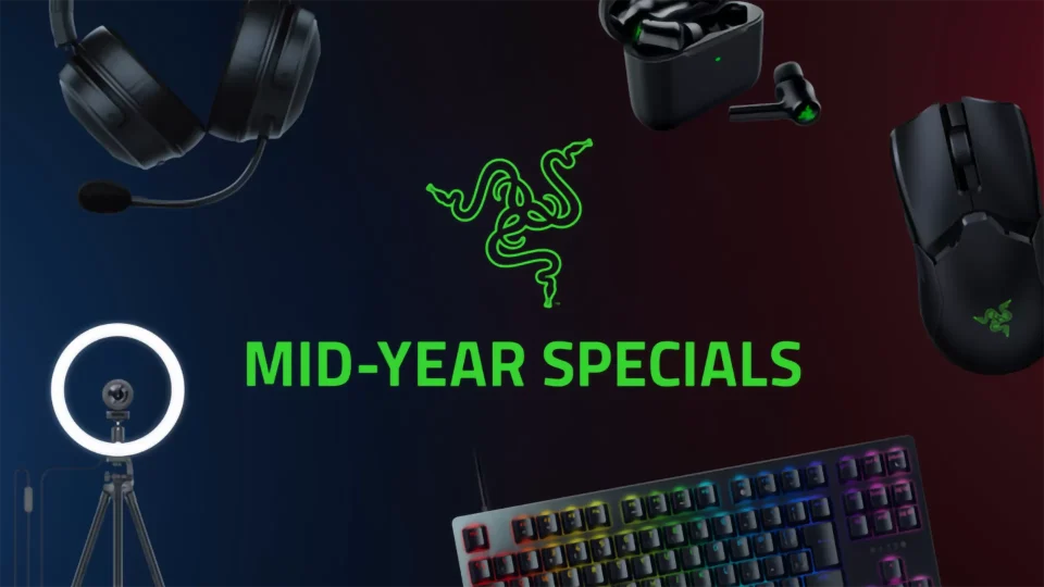 RAZER MID-YEAR SPECIALSでBasilisk UltimateやViper Ultimate、Huntsman V2 TKLなど全29アイテムがセール！