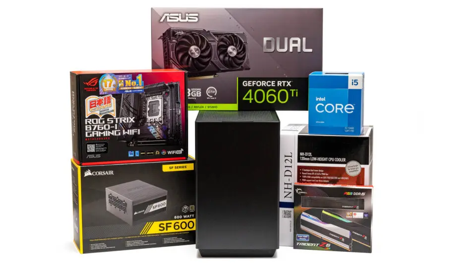 DAN Cases C4-SFXで組むコンパクトなゲーミングPC｜パーツ構成紹介編