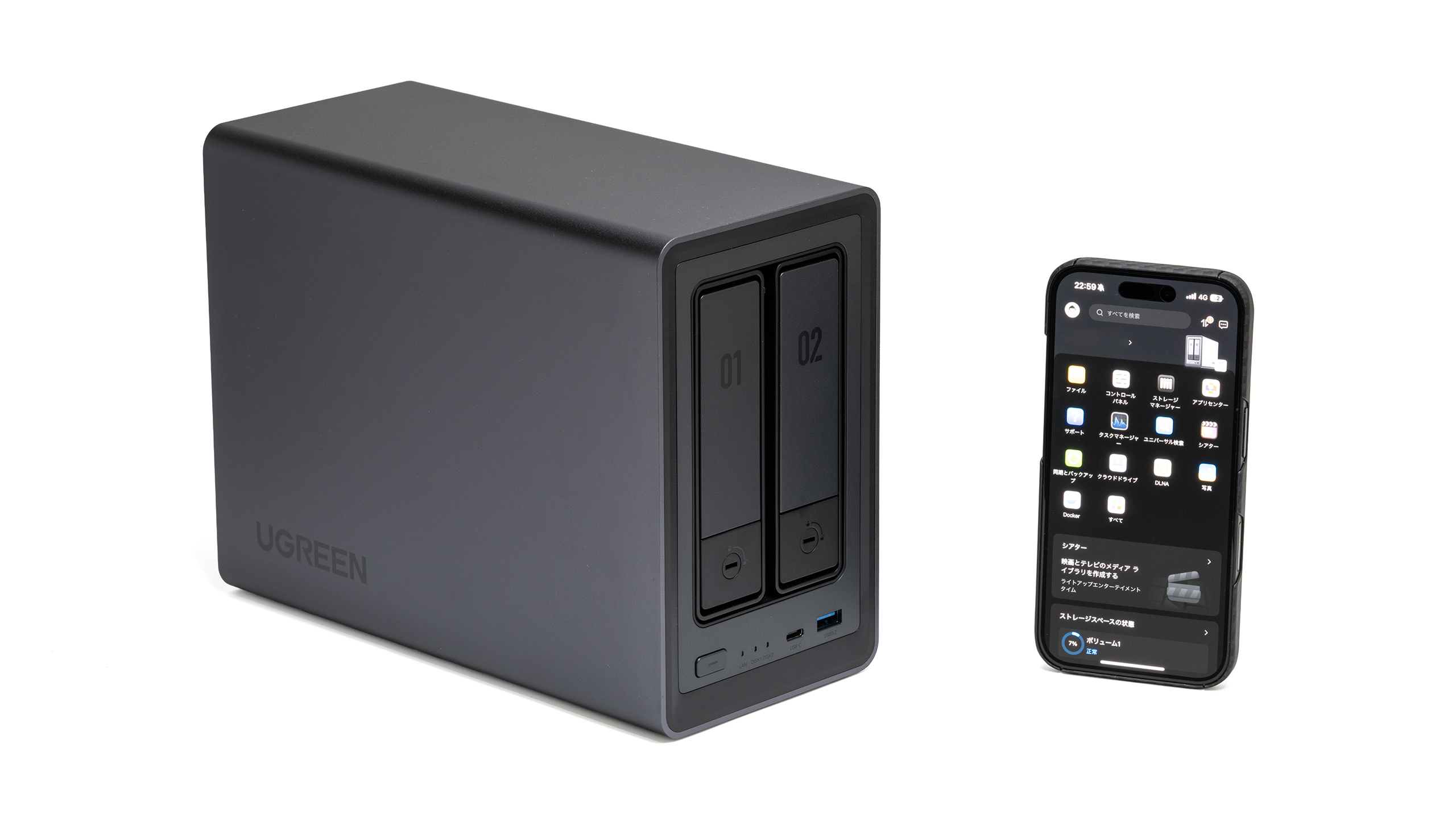 UGREEN NASync DXP2800レビュー（応用編）｜写真整理・共有・開発での実用例を紹介