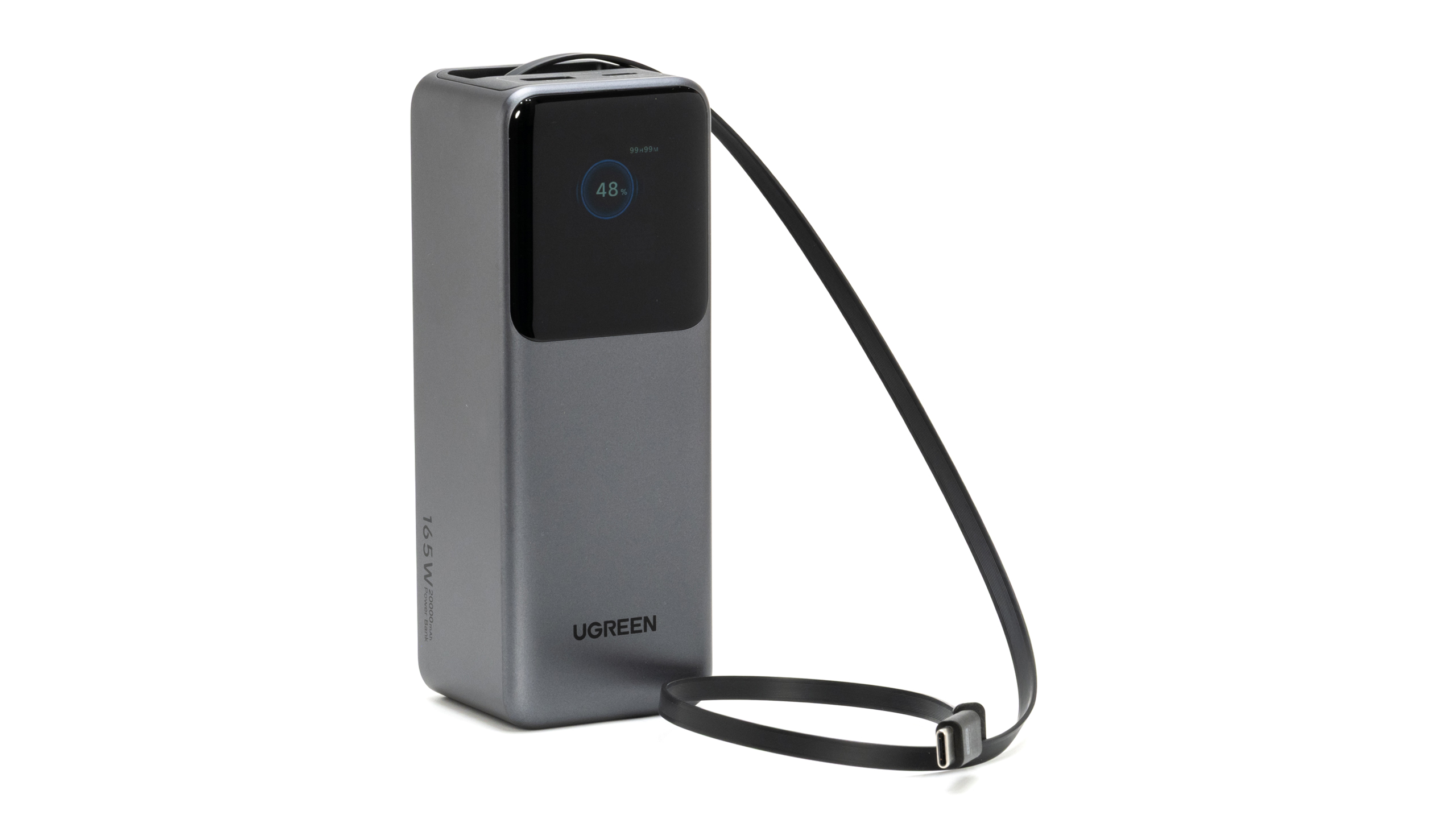 UGREEN Nexode 巻き取り式モバイルバッテリー レビュー：ケーブル内蔵で20000mAh・165W対応の大容量モデル